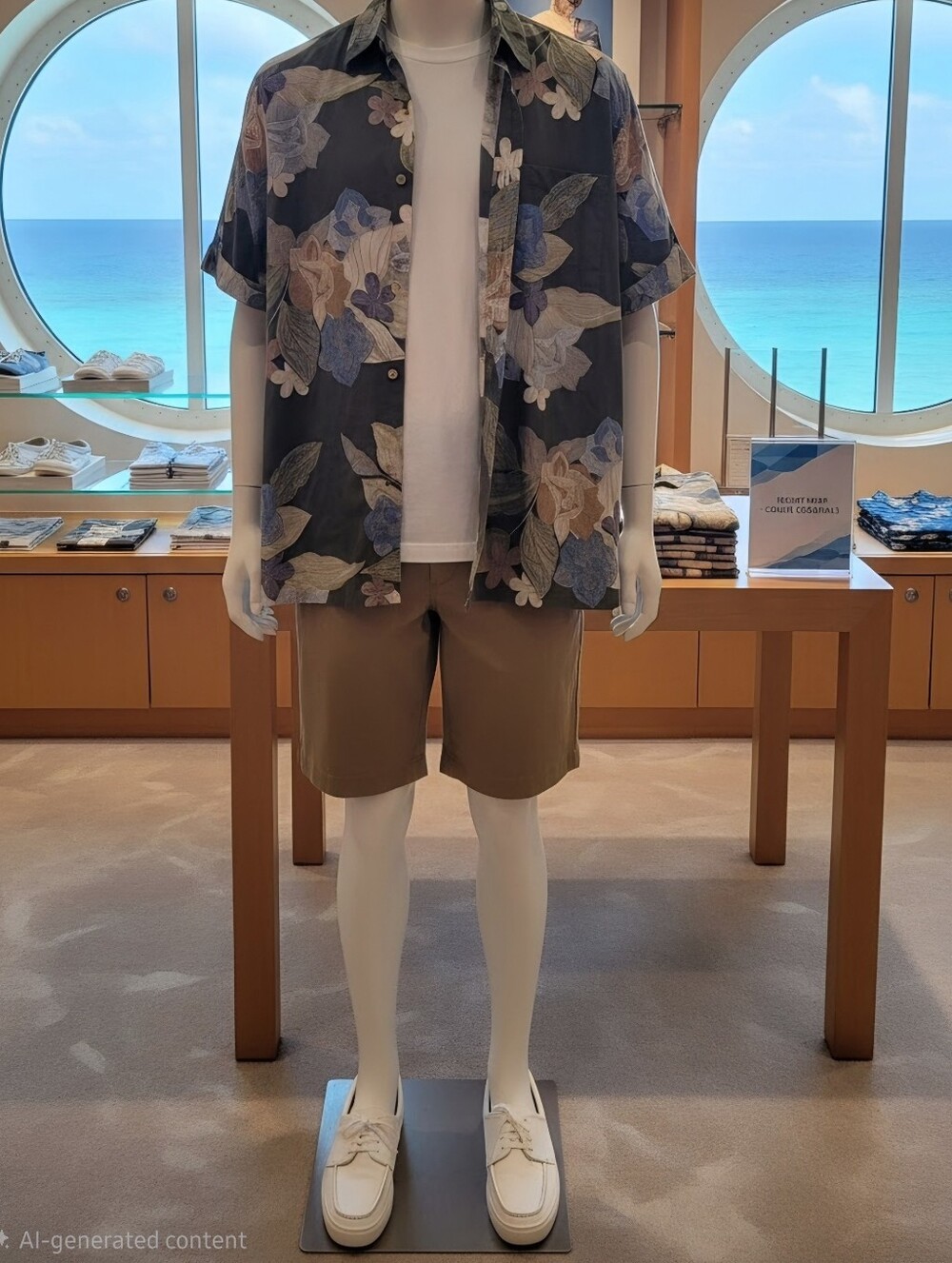 Tori Richard Olive Floral Lightweight Shirt Jacket 2XL